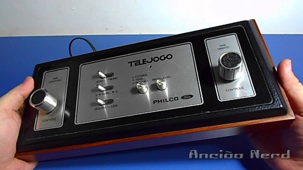TeleJogo da Philco, o primeiro videogame lançado no Brasil (Atari Pong clone)