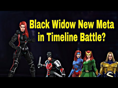 Black Widow T3 Become Timeline Battle Meta With New Uniform? PVP Guide 2022 - Marvel Future Fight