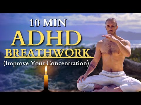10 Minute Open Eye Breathwork Routine For Focus & Concentration I Improve Your Attention Span