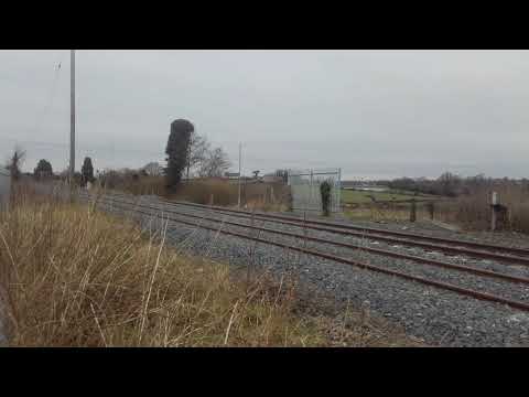 IE 201 Class Loco No.233 and Enterprise set passing Knockmore. 21/03/18
