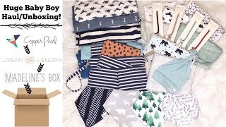 Baby Boy Haul (Logan and Lenora, Madeline's box, Copper Pearl)