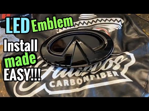 Infiniti Q50 LED emblem Install | Most Thorough Tutorial on YouTube!