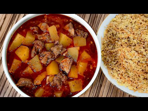 , title : 'القرع بحامض (يقطين) مع البرغل بشعيرية | Pumpkin Stew and Lamb Meat with Bulgur Recipe'