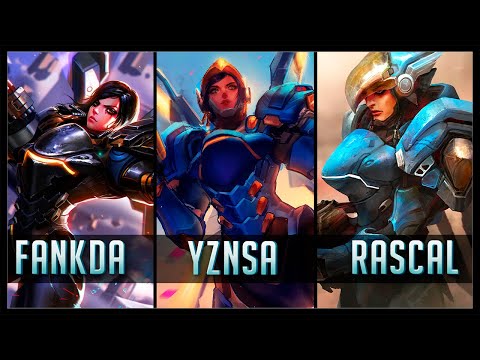 RASCAL vs YZNSA vs FANKDA | Gods of PHARAH 😱 | Overwatch Montage