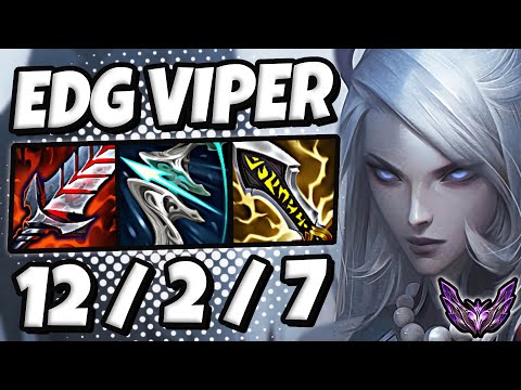 Caitlyn vs Varus ADC [ EDG Viper ] Patch 12.18 Ranked Master NA ✅