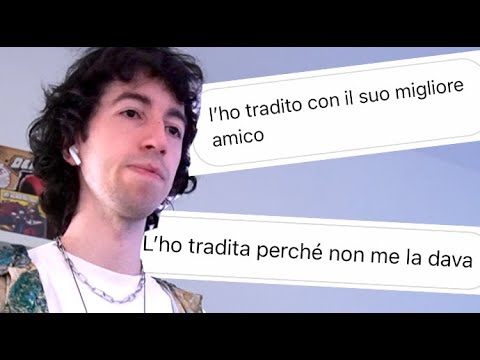 ISCRITTI mi RACCONTANO i loro TRADIMENTI