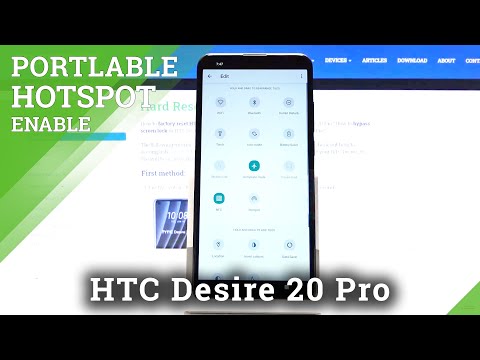 How to Enable Portable Hotspot on HTC Desire 20 Pro – Use Hotspot