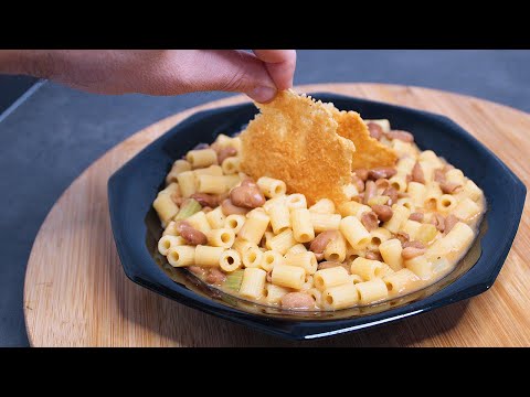 Pasta with Canned Beans! 😍  Ready in 10 minutes! Delicious, Fast and Healthy! 😋  #16