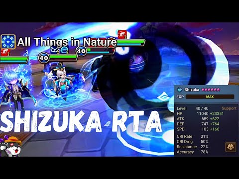 The Power Of Shizuka (Water Onmyouji) In RTA  Summoners War