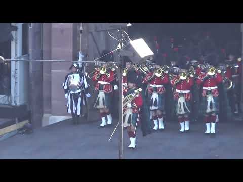 Basel Tattoo 2023 The Lucerne Marching Band and The Band of the Royal Regiment of Scotland