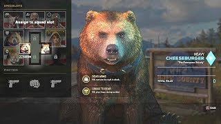 Far Cry 5 Meet Cheeseburger - Unlock / Hire the Bear - A Right to Bear Arms - F.A.N.G. Center