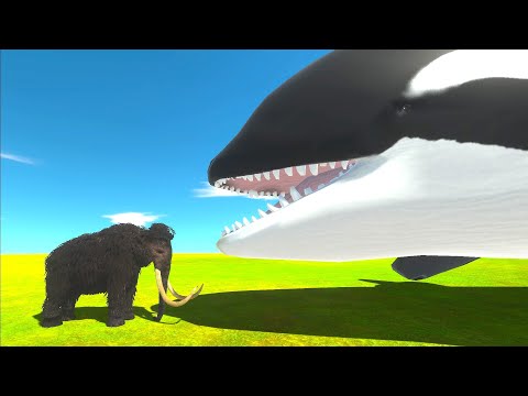 Baby Mammoth VS Aquatics 5.0 - Animal Revolt Battle Simulator