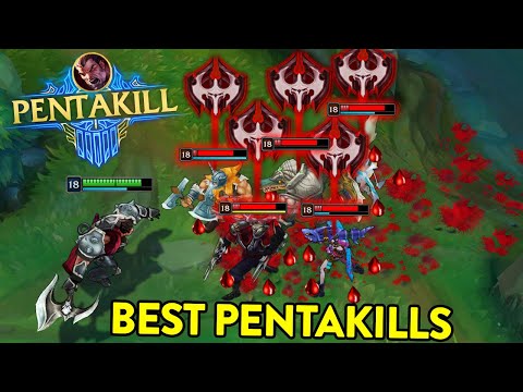 TOP 40 AMAZING PENTAKILL MOMENTS OF 2021 (Kai'sa Pentakill, Jinx 1v5 Penta, Viego...)