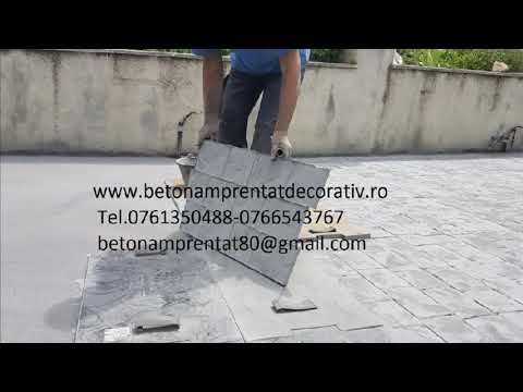 Beton Amprentat Bâltanele - Mehedinți Tel.0761350488 -0766543767