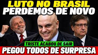 A MÁFIA VENCEU DE NOVO   O BRASIL PERDEU E NÃO TEMOS MAIS SOLUÇÃO