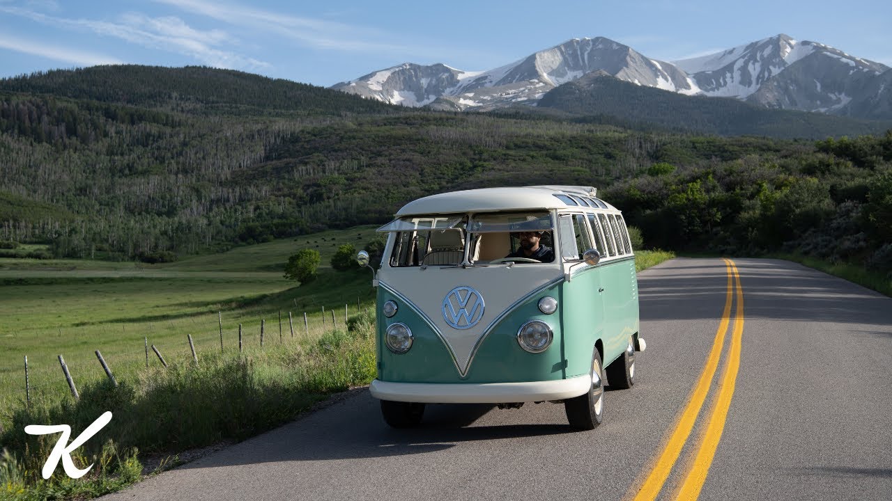 Electric VW Bus | Cruising Through Alpine Meadows of Colorado | Kindred Motorworks