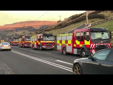 Make pumps 10 moorfire Marsden West Yorkshire Fire