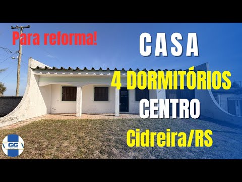 CASA PARA REFORMA EM CIDREIRA