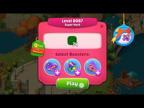 homescapes level 8067 | homescapes super hard level