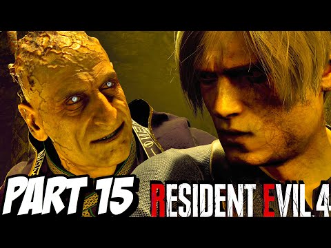 RESIDENT EVIL 4 REMAKE Walkthrough Gameplay Part 15 Hardcore Difficulty - Chapter 15