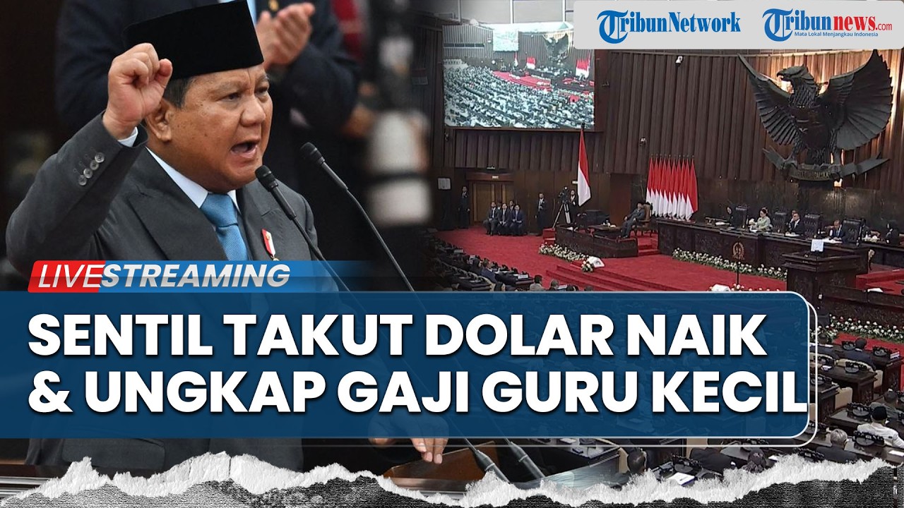 Prabowo Sentil Bangsa yang Lemah Elitnya Takut Dolar Naik Hingga Ungkap Biang Kerok Gaji Guru Kecil