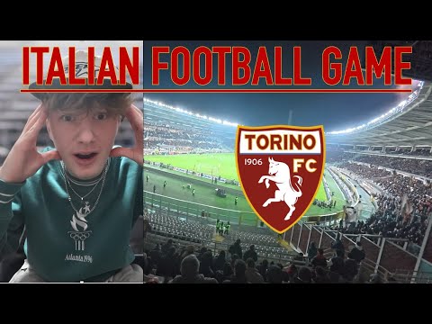 I WATCHED MY FIRST FOOTBALL GAME IN ITALY!