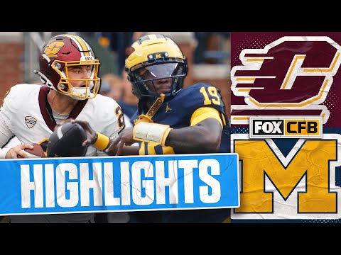 Central Michigan Chippewas vs. No. 23 Michigan Wolverines Highlights | FOX College Football