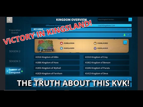 K1846 KVK UPDATE  - W IN KINGSLAND - ALL THE TRUTH | Rise of Kingdoms!