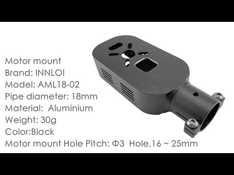 INNLOI DIY 18mm Aluminium motor mount adapter  For 3508 4114 5010 5015 motor  6S 40A ESC Drone