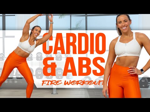 30 Minute Bodyweight Cardio and Abs FIRE Workout