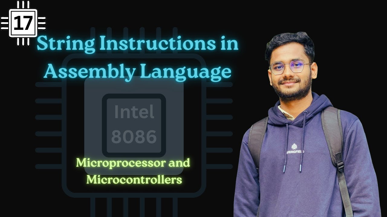 Lec:17 | String Instructions in Assembly Language | Microprocessor 8086
