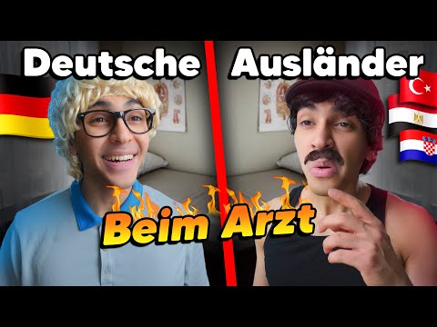 Deutsche vs Ausländer beim ARZT 😳😂 |  Mohi__07