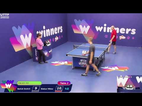 WINners CUP table 2  24.12  Batiuk Dmitrii - Ziakun Viktor   20:00
