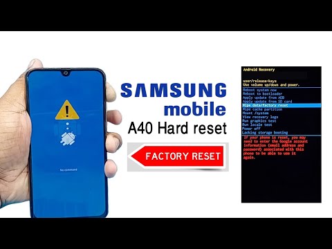 Samsung A40 Hard Reset| SM-A405F/N Password and Pattern Lock Remove |