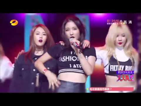 151016 4minute-crazy @ china hunanTV