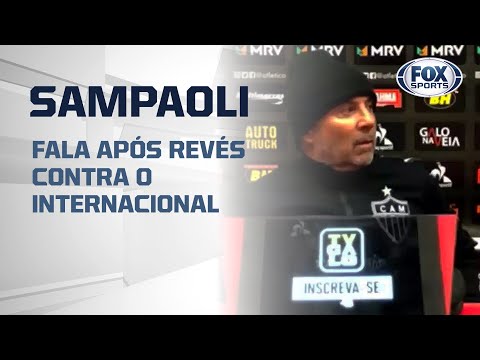 RODÍZIO DE JOGADORES E DUAS DERROTAS SEGUIDAS: SAMPAOLI FALA APÓS REVÉS CONTRA O INTERNACIONAL