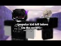Popular Kid Fell Inlove With A Nerd Pt1 Roblox Gay Story Roblox Story