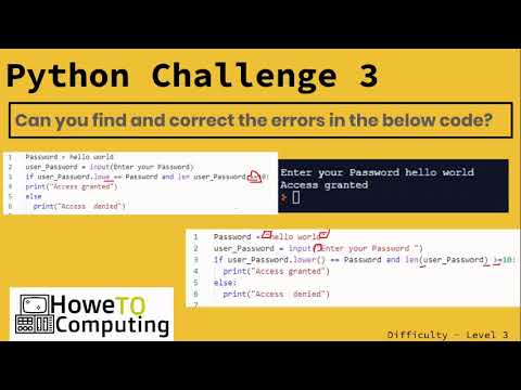 Python Challenges Level 3 Challenge 3