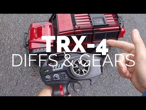 Traxxas TRX-4 Remote Locking Differentials & Gears Trick Feature No.3