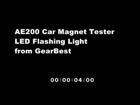 AE200 Car Magnet Tester LED Flashing Light from GearBest.com