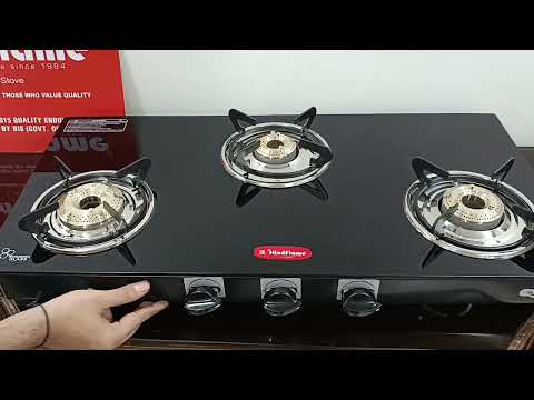 Three Burner Glass Top Series