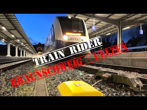 Führerstandsmitfahrt in der BR622 von Braunschweig Hbf nach Uelzen