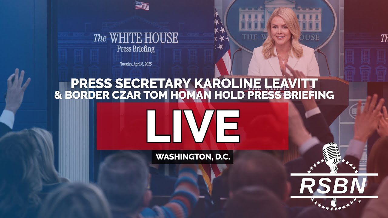 LIVE: Press Secretary Karoline Leavitt and Border Czar Tom Homan Hold Press Briefing - 4/28/25