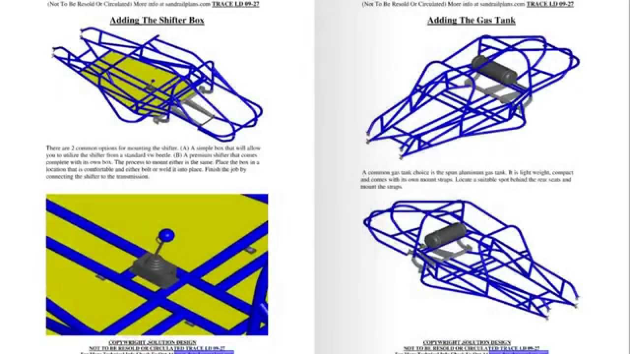 2 seater Dune Buggy Plans By www.dunebuggyplans.com