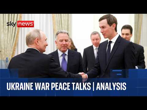 Russia joining Ukraine and US for first three-way peace talks | Sky News analysis