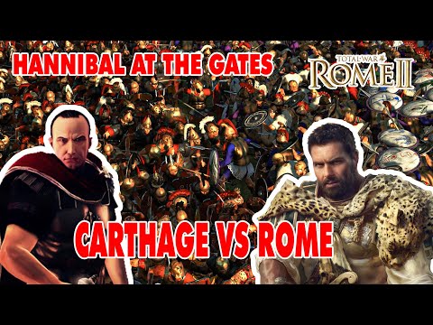 Hannibal At The Gates - 10000 Carthage VS 10000 Roman Infantry - Total War Rome 2 Cinematic Battle