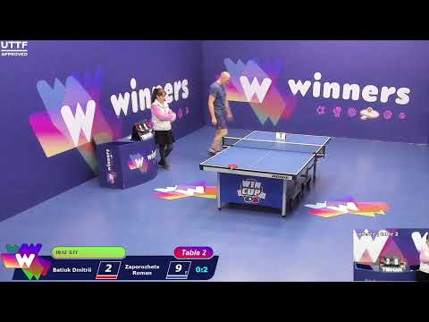 WINners CUP table 2  22.12 Batiuk Dmitrii - Zaporozhets Roman   14:30