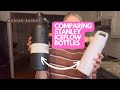 Comparing Stanley IceFlow Cap and Carry Bottle vs. Fast Flow Lid Bottle