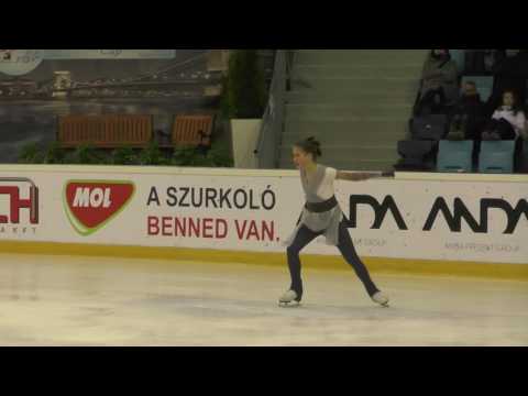 2016 Santa Claus Cup: Csenge RABB (HUN) - FS Advanced Novice GIRLS - Free skating