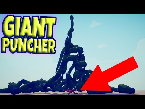 Giant Puncher vs Every Faction - TABS MODS GAMEPLAY